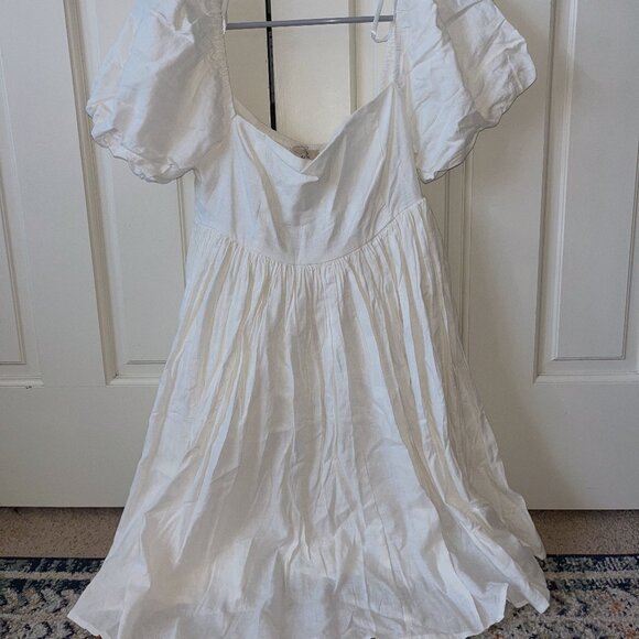 White Mini Dress - Picture 1 of 3